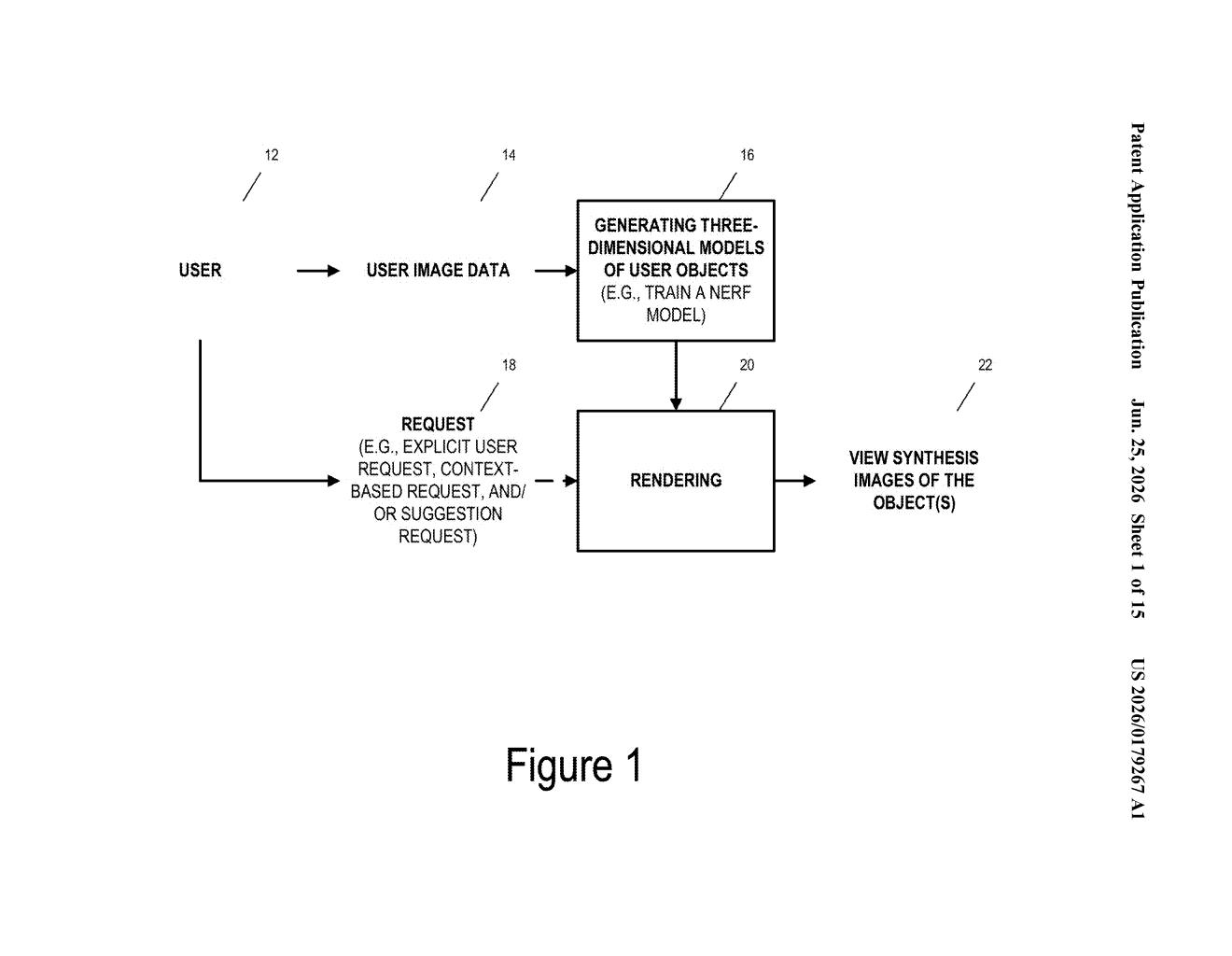 Google Patent: Multi-User Neural Radiance Field Platform — figure from US 2026/0179267 A1