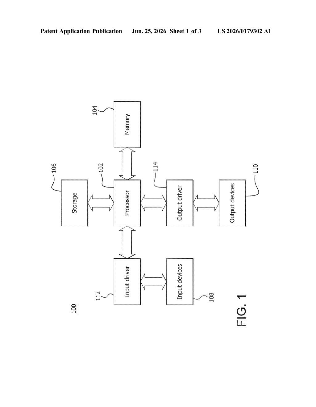 AMD Patent: Sparse GPU Memory Allocation for Graphics — figure from US 2026/0179302 A1