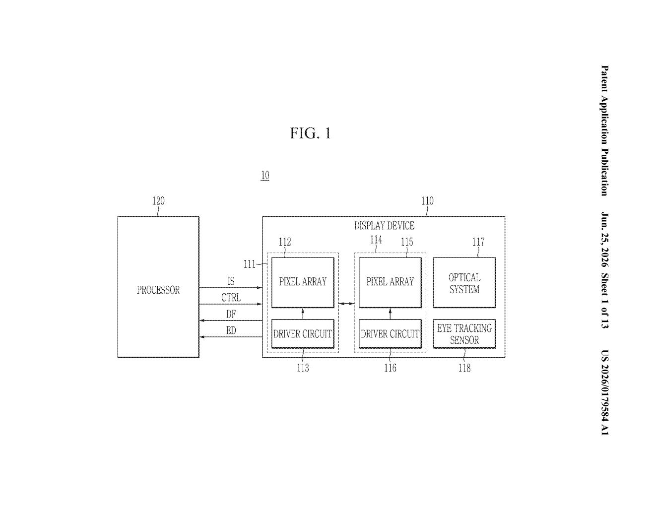 Samsung Patent: Matching Brightness on Dual Screens — figure from US 2026/0179584 A1