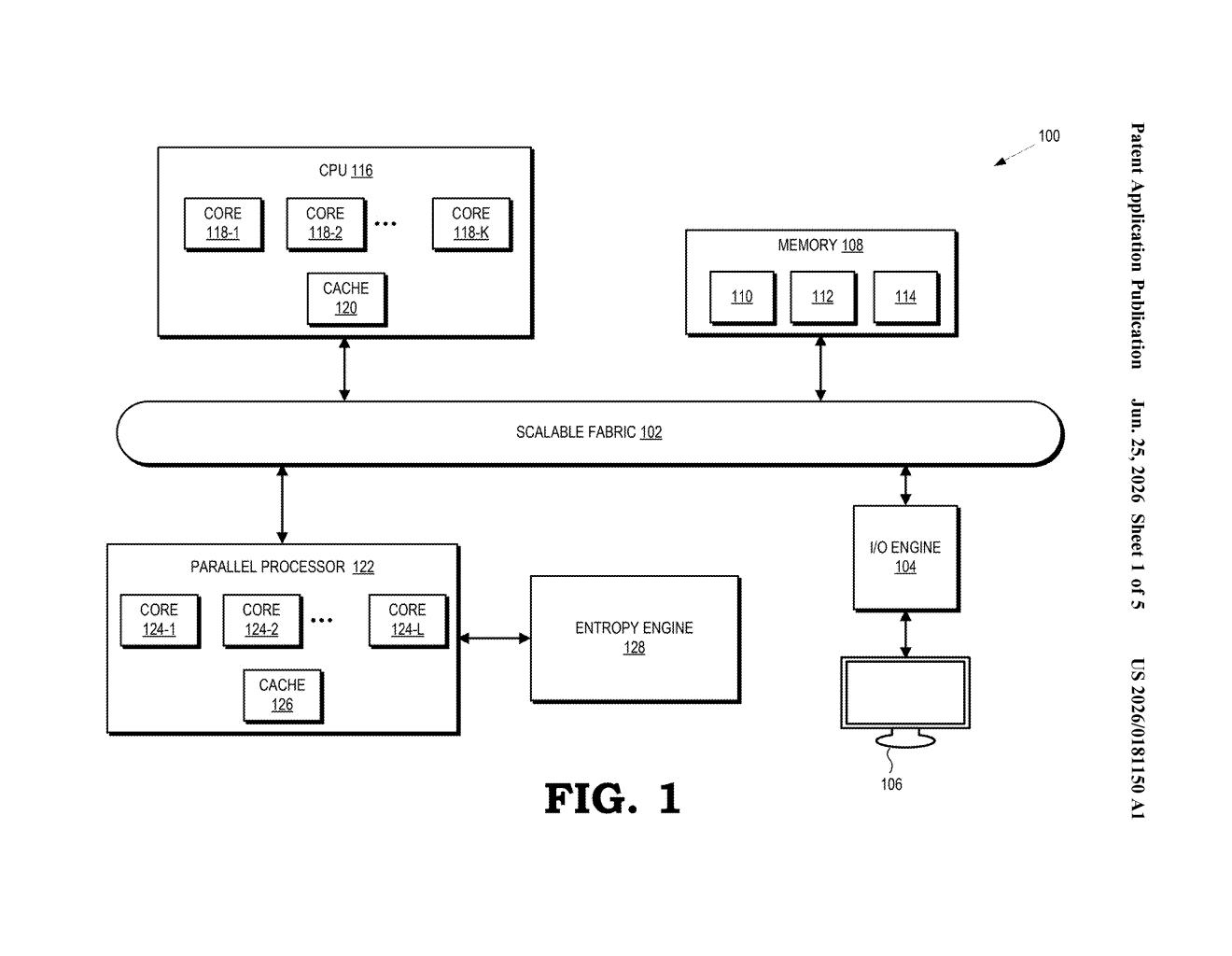 AMD Patent: Entropy Coding Hardware for AI Video Codecs — figure from US 2026/0181150 A1