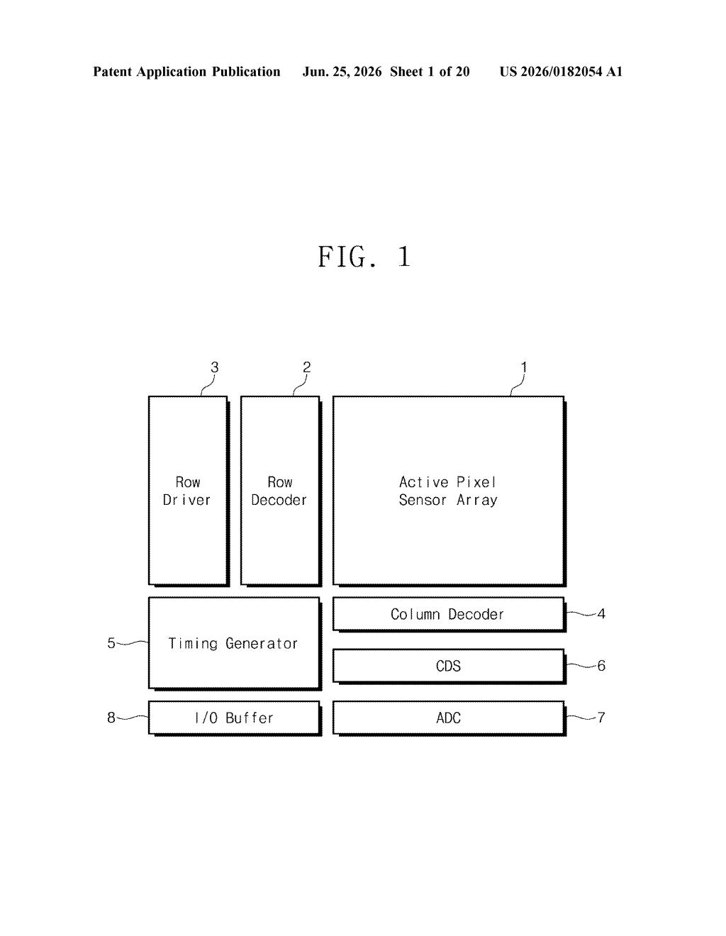 Samsung Patent: Air Gap Image Sensor Fabrication — figure from US 2026/0182054 A1