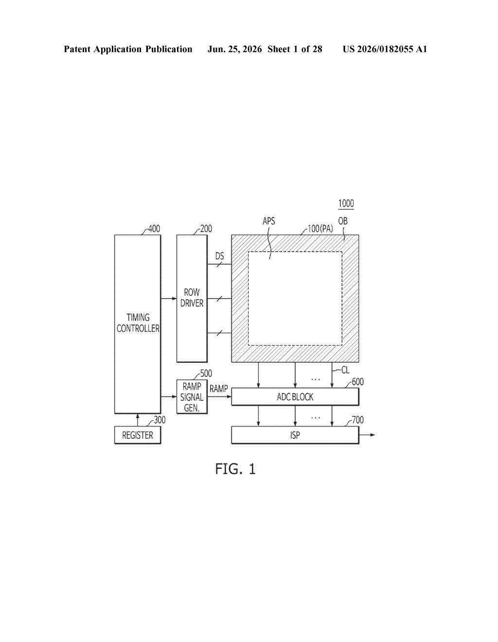 Samsung Patent: Dual-Refractive TiO2 Image Sensor Layer — figure from US 2026/0182055 A1