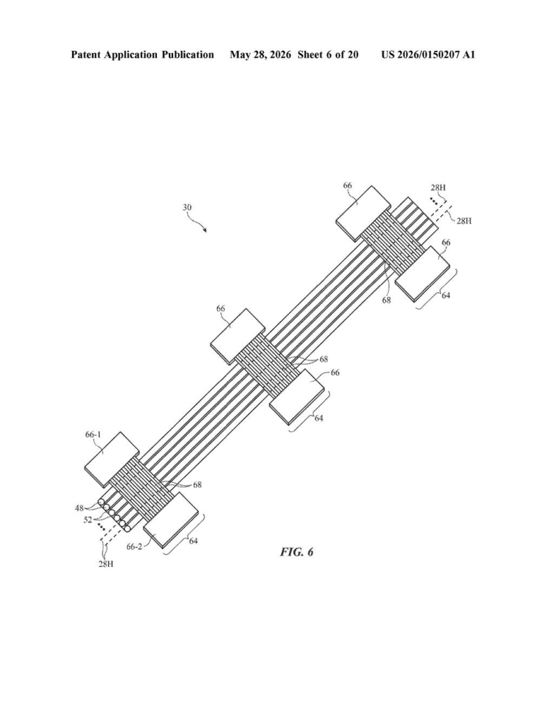 Apple Patent: Roller Hinge with Friction for Foldable Devices — figure from US 2026/0150207 A1