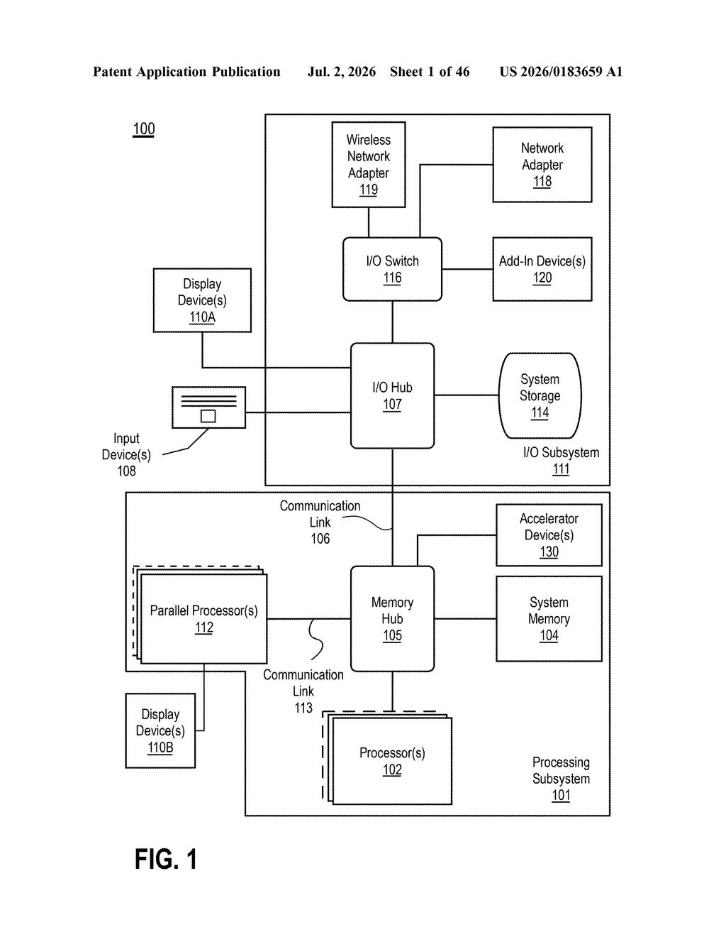 Intel Patent: Real-Time AI Visual Overhaul for Games — figure from US 2026/0183659 A1