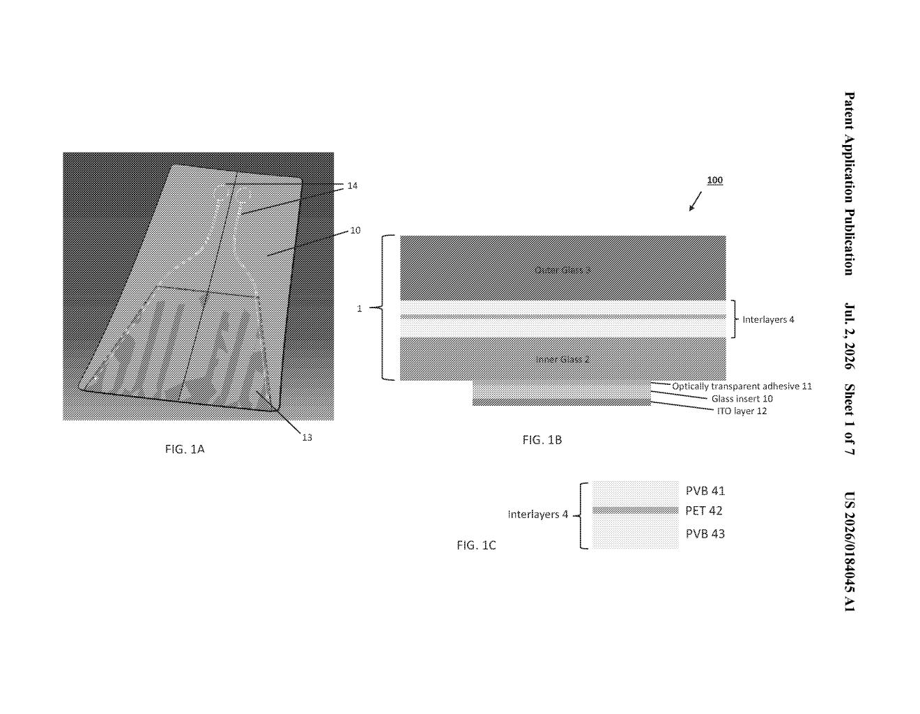 Tesla Patent: Coated Glass Assembly for Car Cameras — figure from US 2026/0184045 A1