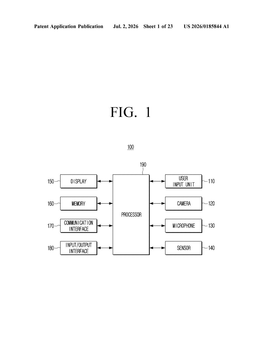 Samsung Patent: In-Car Personalized Content Screens — figure from US 2026/0185844 A1
