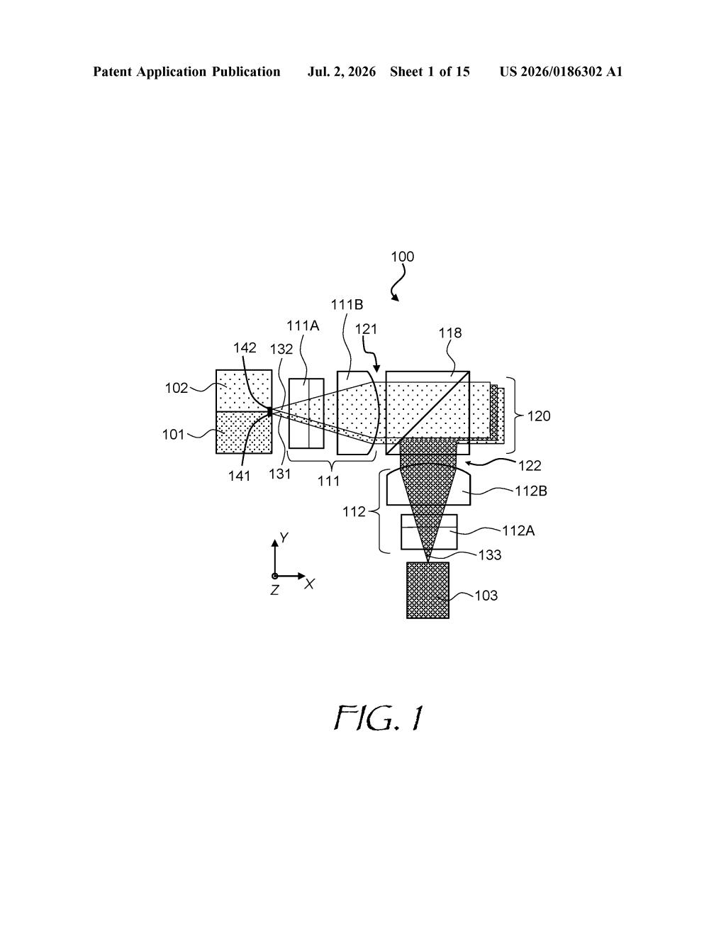 Meta Patent: Multi-Color Light Source for AR Displays — figure from US 2026/0186302 A1