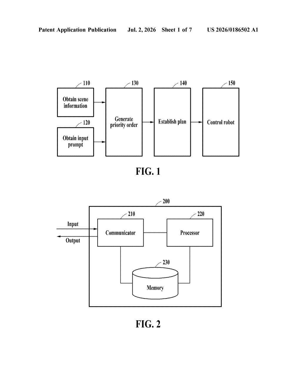 Samsung Patent: Robot Navigation Using Object Affordance Maps — figure from US 2026/0186502 A1