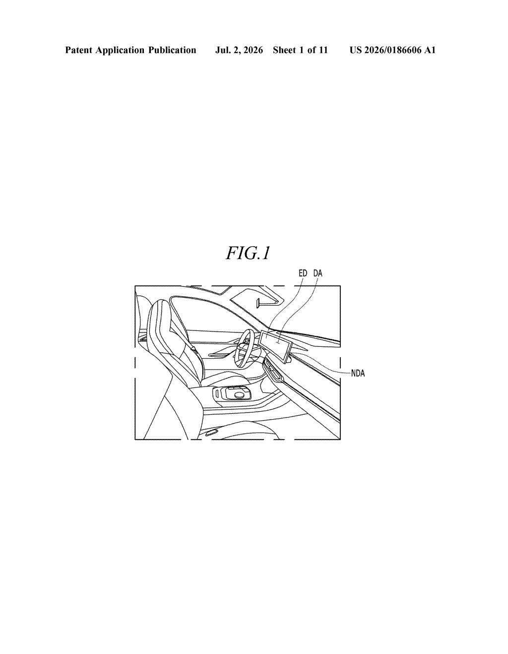 Samsung Display Patent: Touchscreen Signal Routing Fix — figure from US 2026/0186606 A1