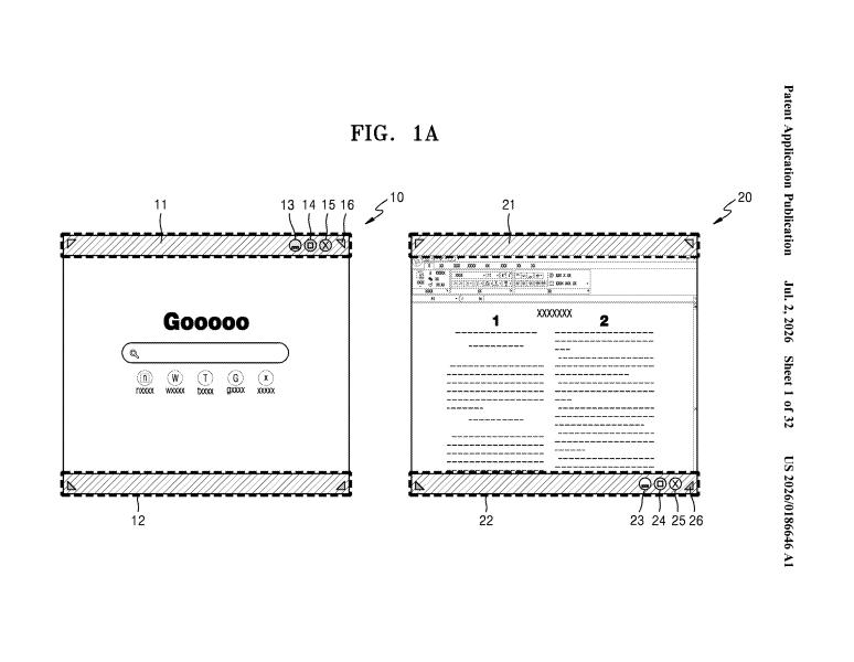Patent drawing: Samsung Patents a Drag-and-Drop System for Merging Window Groups on Screen