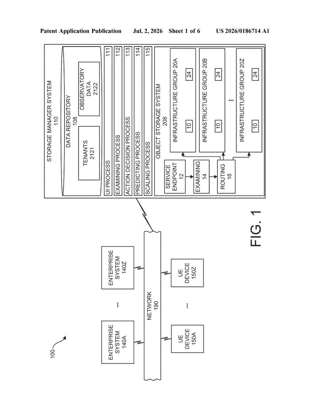 IBM Patent: Adaptive Computational Storage Routing — figure from US 2026/0186714 A1