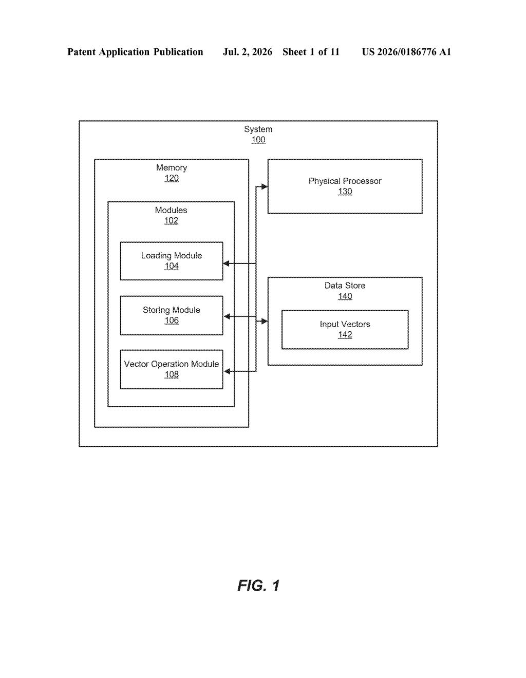 AMD Patent: Efficient Vector Math Using Shared Scale Terms — figure from US 2026/0186776 A1