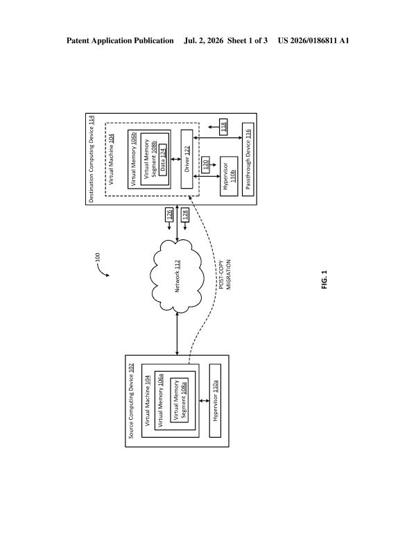 Patent drawing: Red Hat Patents a Fix for Data Corruption During Live Server Migrations