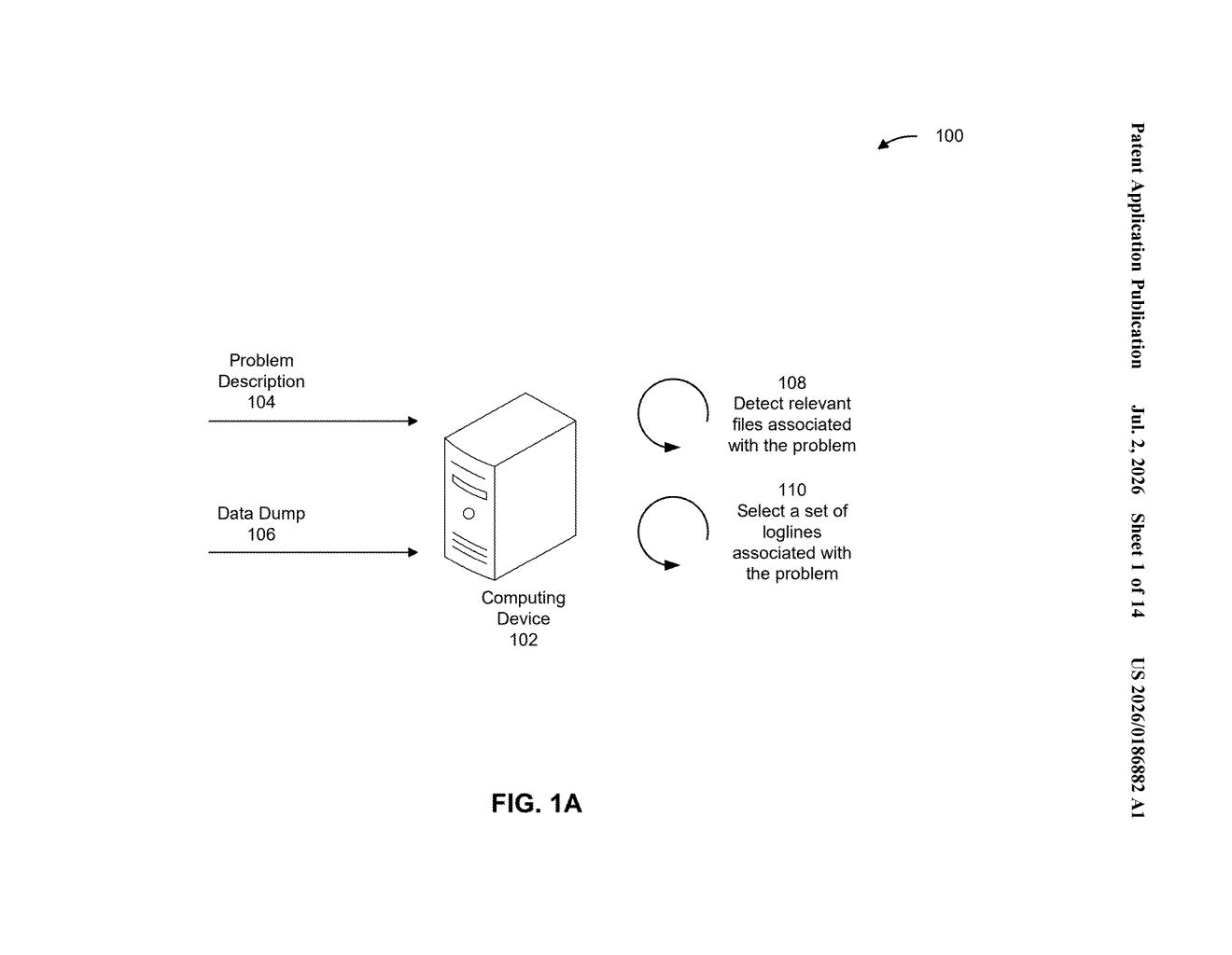 IBM Patent: AI-Powered Log File Error Analysis Explained — figure from US 2026/0186882 A1
