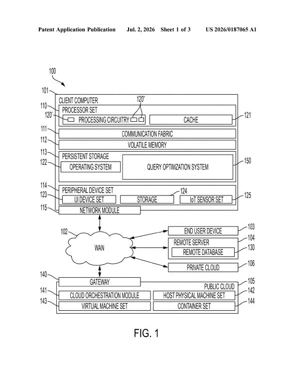 Patent drawing: IBM Patents a System That Automatically Routes Database Queries to the Fastest Available Engine