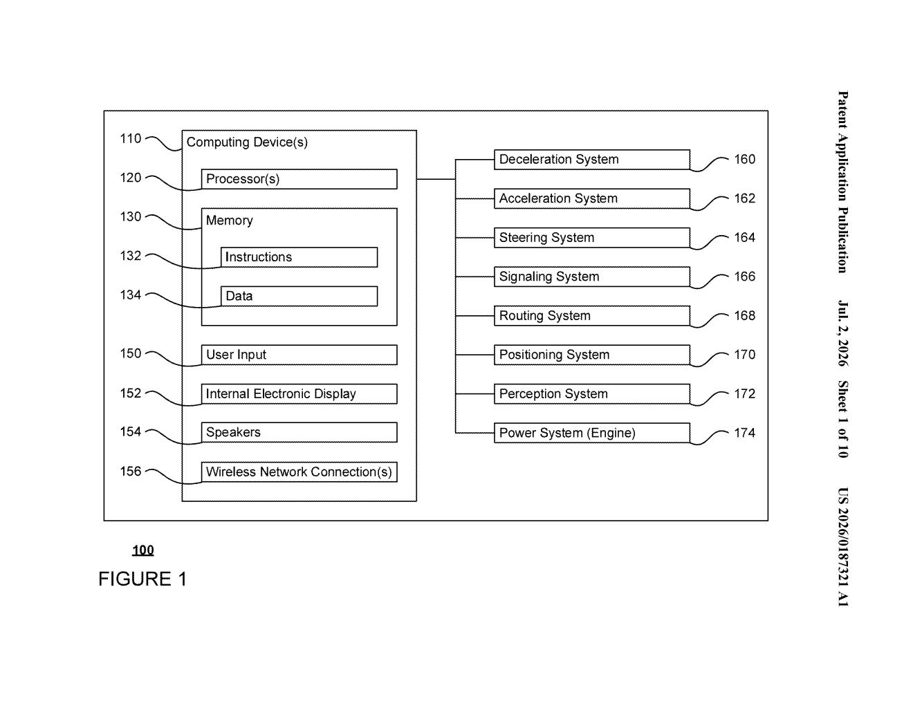 Waymo Patent: Simulation Testing for Self-Driving Car Decisions — figure from US 2026/0187321 A1