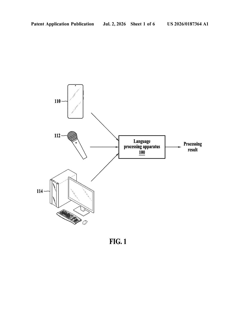 Samsung Patent: AI Text Prediction With Repeat-Word Fix — figure from US 2026/0187364 A1