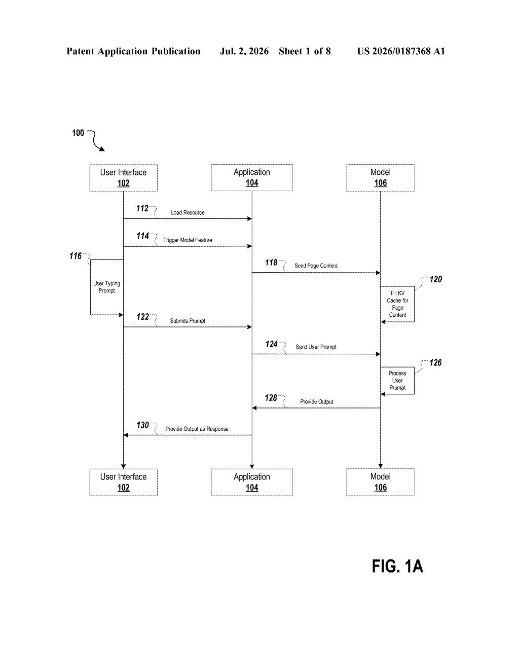 Google Patent: Faster AI Responses via Pre-Loaded Context — figure from US 2026/0187368 A1