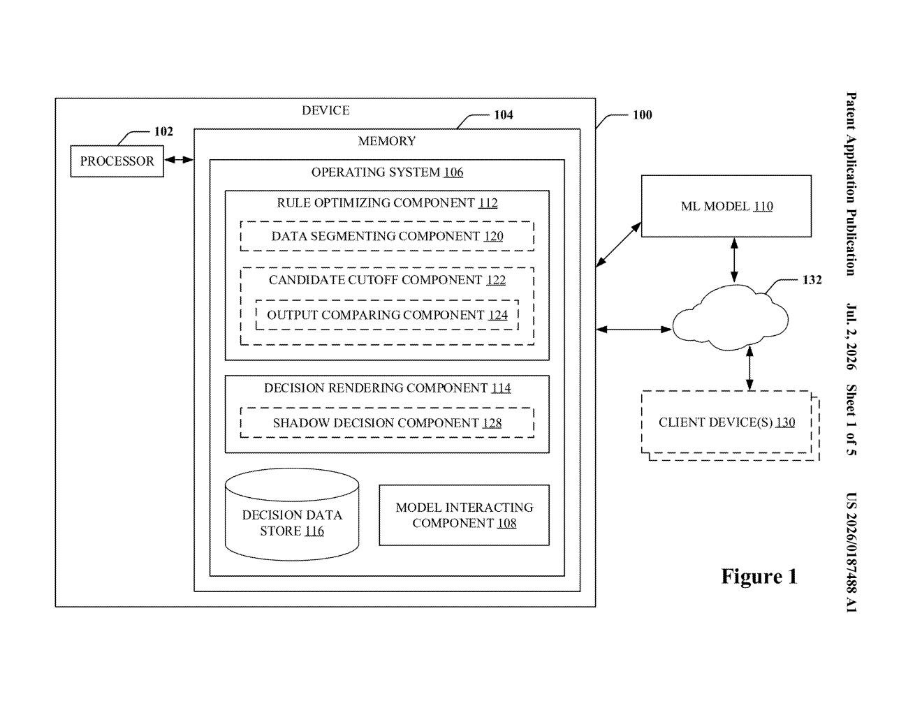 Microsoft Patent: Tuning AI Decision Thresholds Automatically — figure from US 2026/0187488 A1