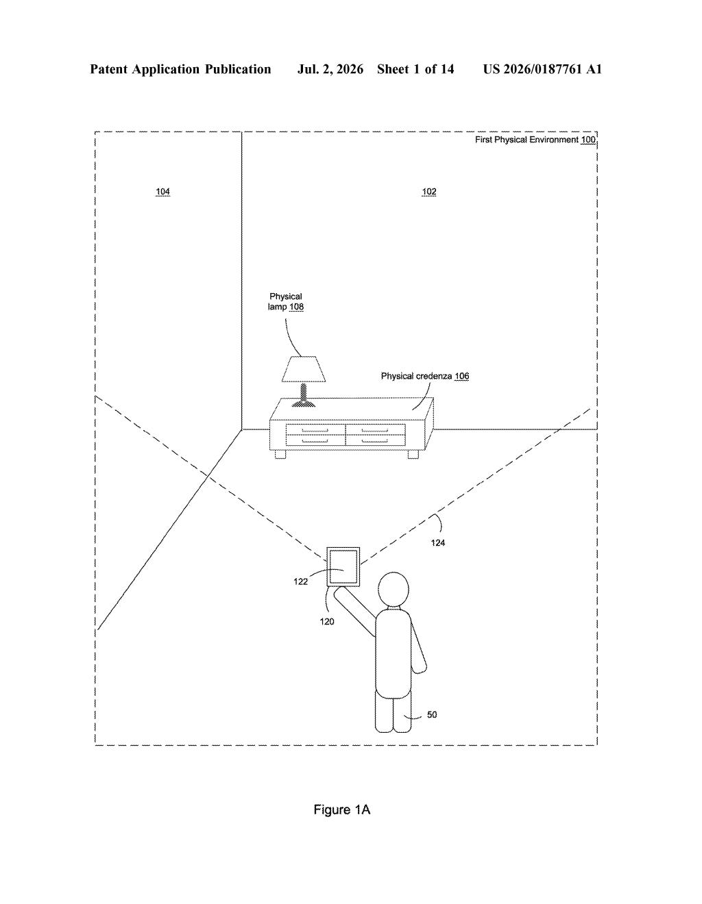 Apple Patent: 3D Reconstruction from Mixed Camera Types — figure from US 2026/0187761 A1