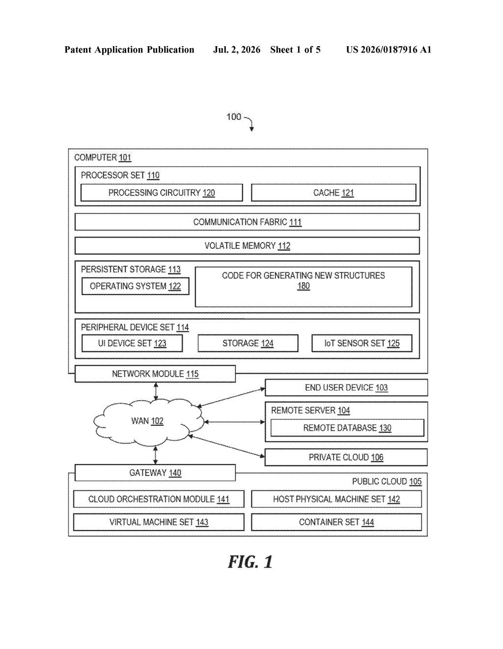 IBM Patent: AI That Generates Shapes With Structural Control — figure from US 2026/0187916 A1