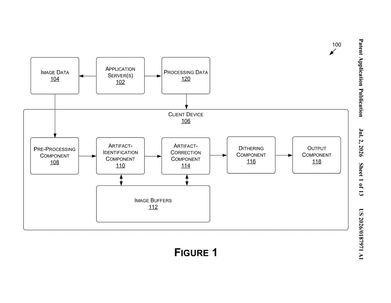 Nvidia Patent: Removing Streaming Image Artifacts — figure from US 2026/0187971 A1