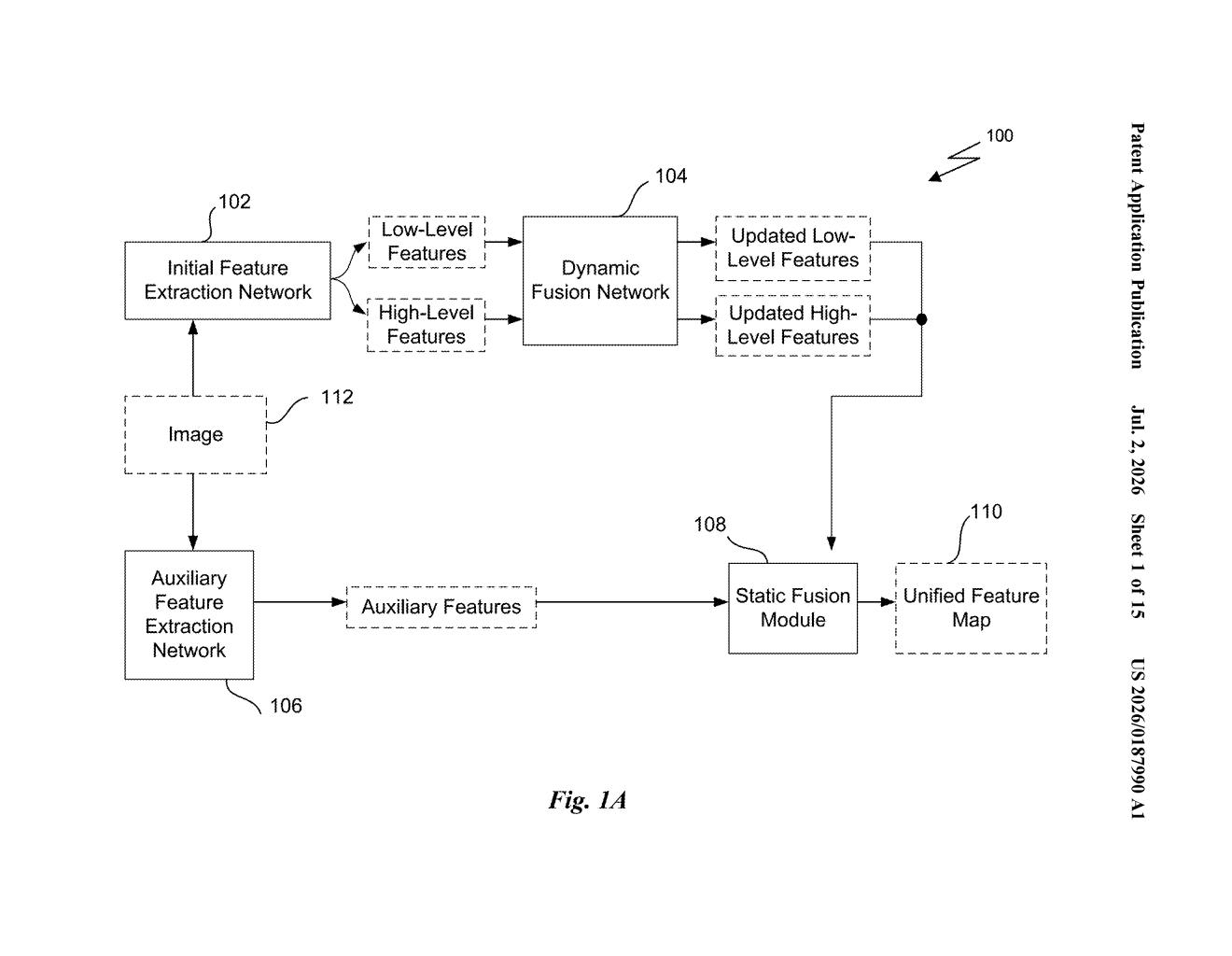 Nvidia Patent: Unified Feature Extraction via Dynamic Fusion — figure from US 2026/0187990 A1