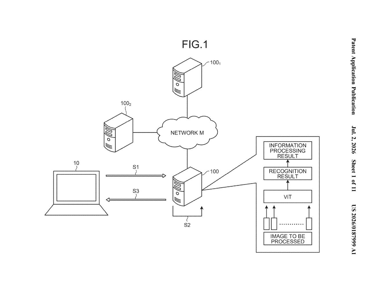 Sony Patent: Adjustable AI Image Recognition Settings — figure from US 2026/0187999 A1