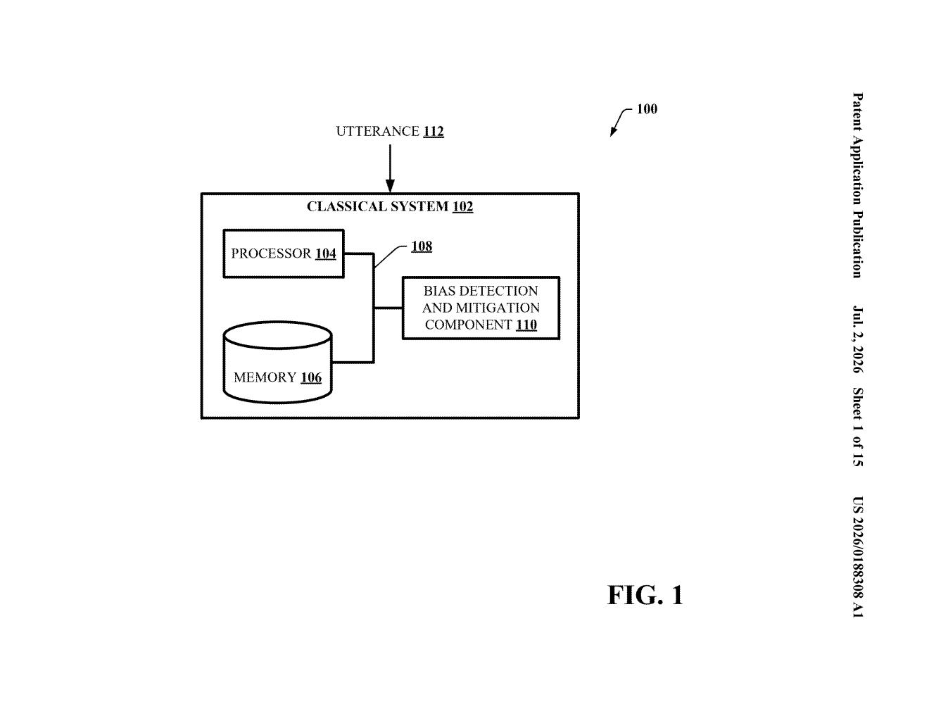 IBM Patent: AI Bias Detection With Quadratic Algorithm Selection — figure from US 2026/0188308 A1