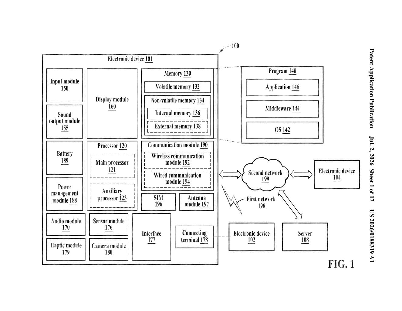 Samsung Patent: AI Assistant That Plans Tasks Step by Step — figure from US 2026/0188319 A1