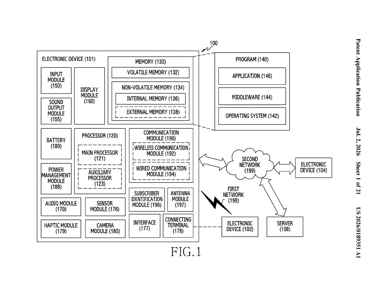 Samsung Patent: UWB and AR to Find Lost Devices — figure from US 2026/0189351 A1