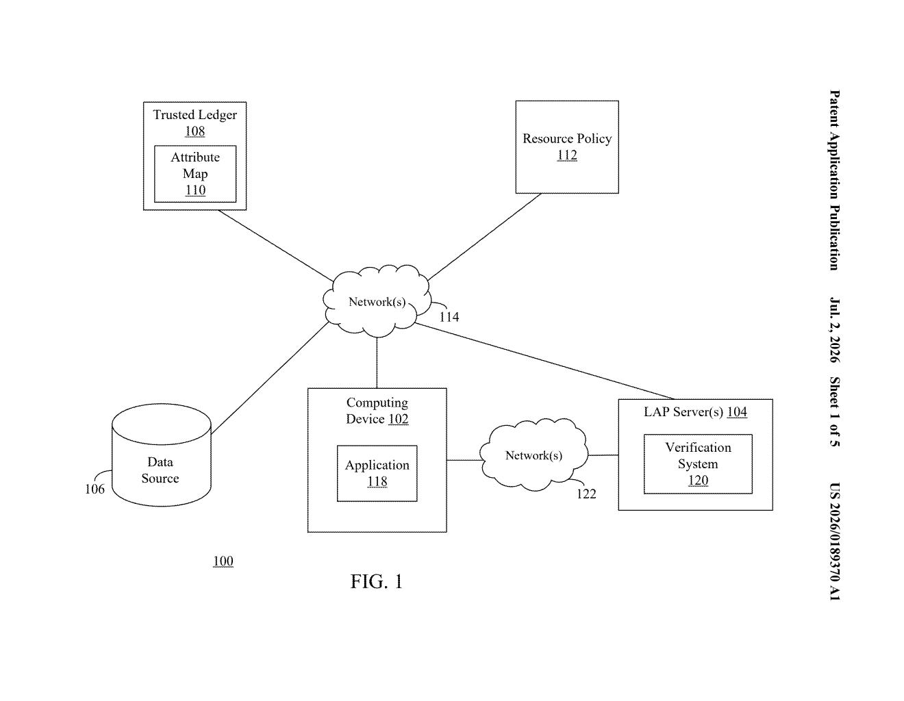Microsoft Patent: Location-Aware Encrypted Access Control — figure from US 2026/0189370 A1