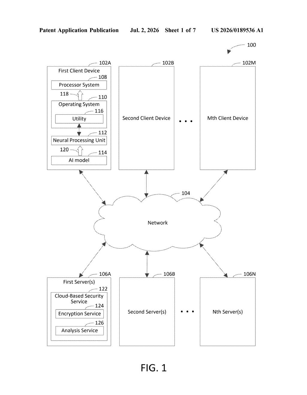Microsoft Patent: Secure AI Model Execution on Device NPU — figure from US 2026/0189536 A1