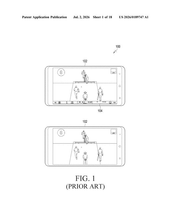 Patent drawing: Samsung Patents a System That Moves On-Screen Video Overlays Out of the Way