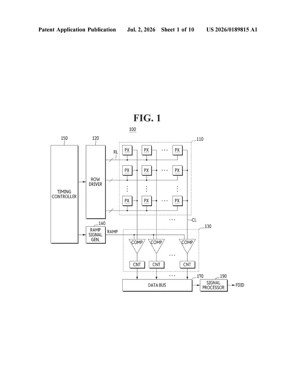 Samsung Patent: Multi-Stage Image Sensor Pixel Design — figure from US 2026/0189815 A1