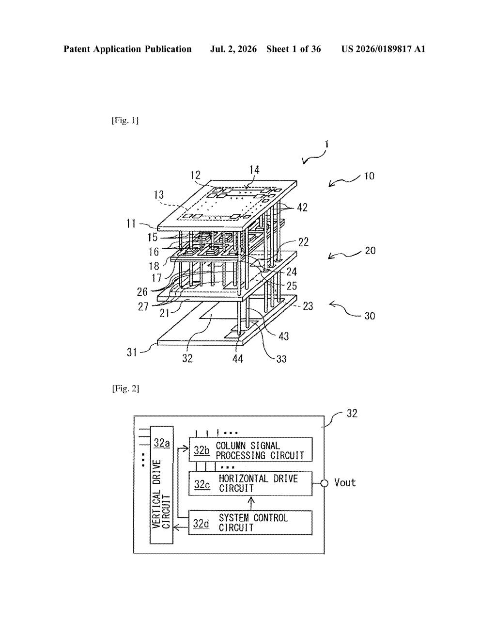 Sony Patent: Stacked Image Sensor Chip Design Explained — figure from US 2026/0189817 A1
