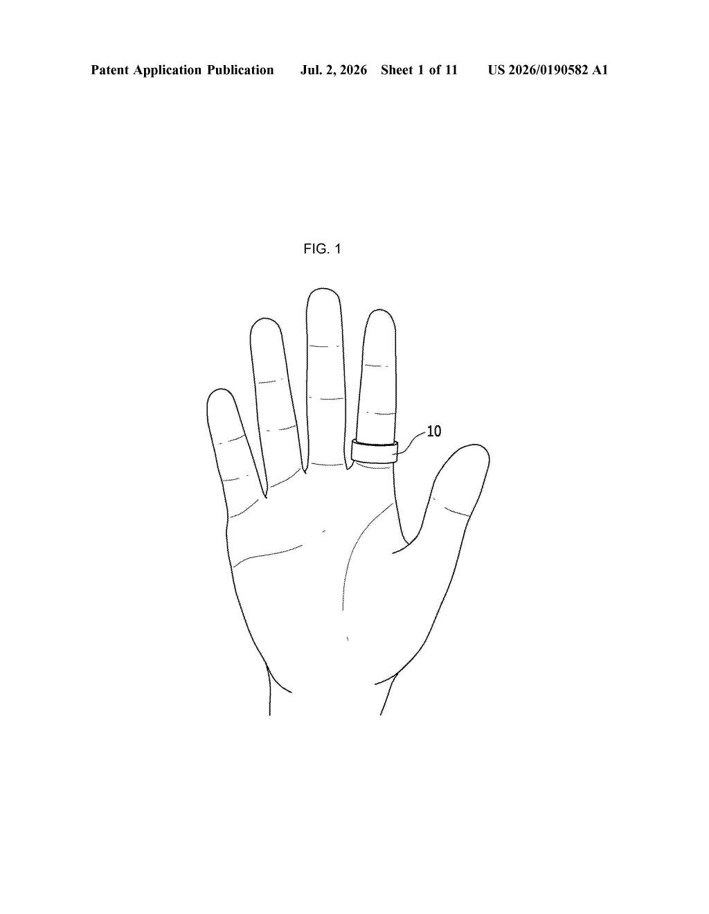 Samsung Patent: Curved Solar-Charging Wearable Display — figure from US 2026/0190582 A1