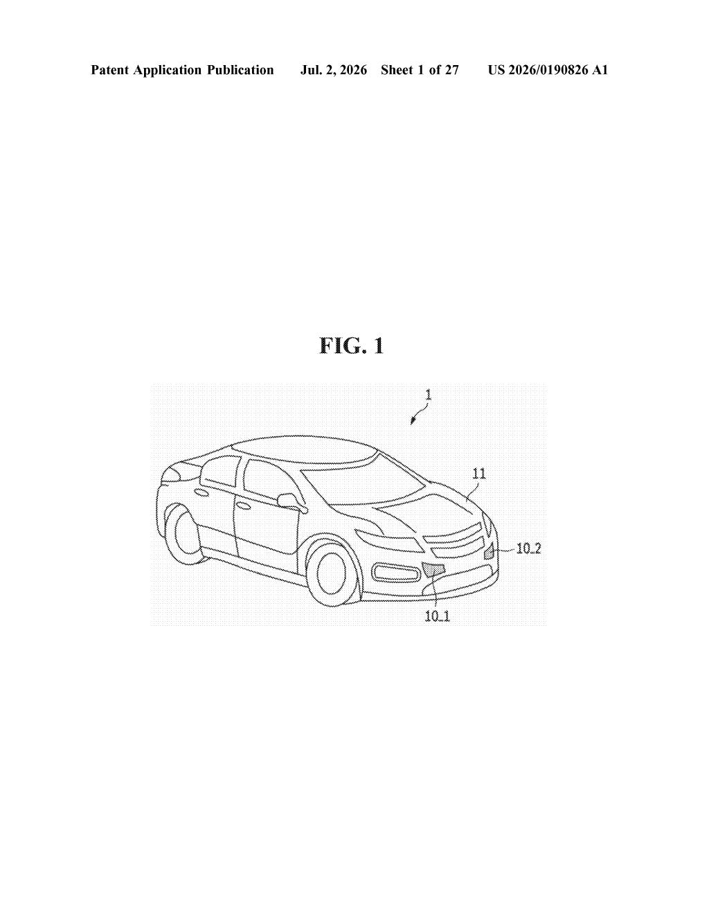Samsung Display Patent: Directional Light Guide for Sensors — figure from US 2026/0190826 A1