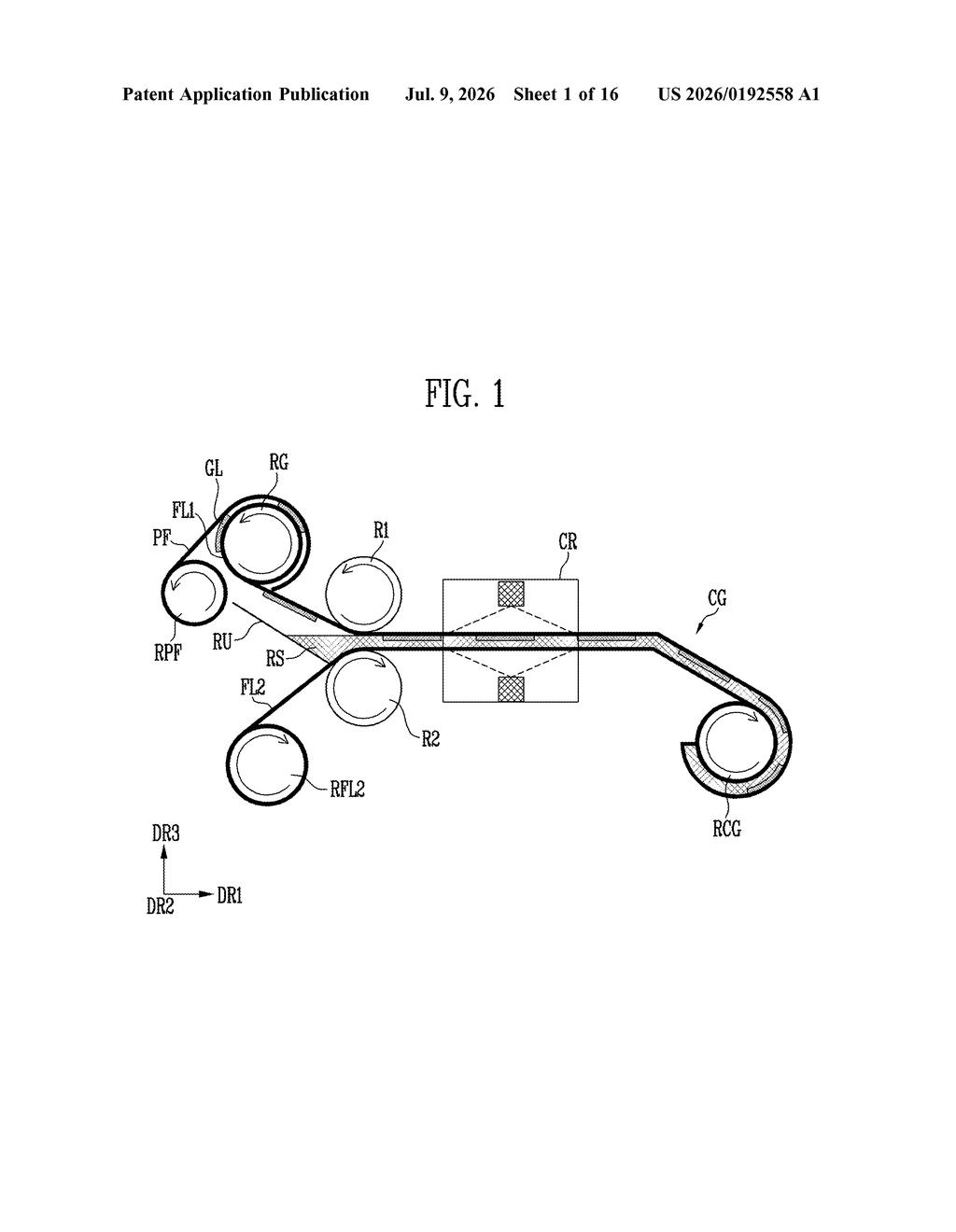 Samsung Display Patent: Coated Glass Manufacturing Process — figure from US 2026/0192558 A1