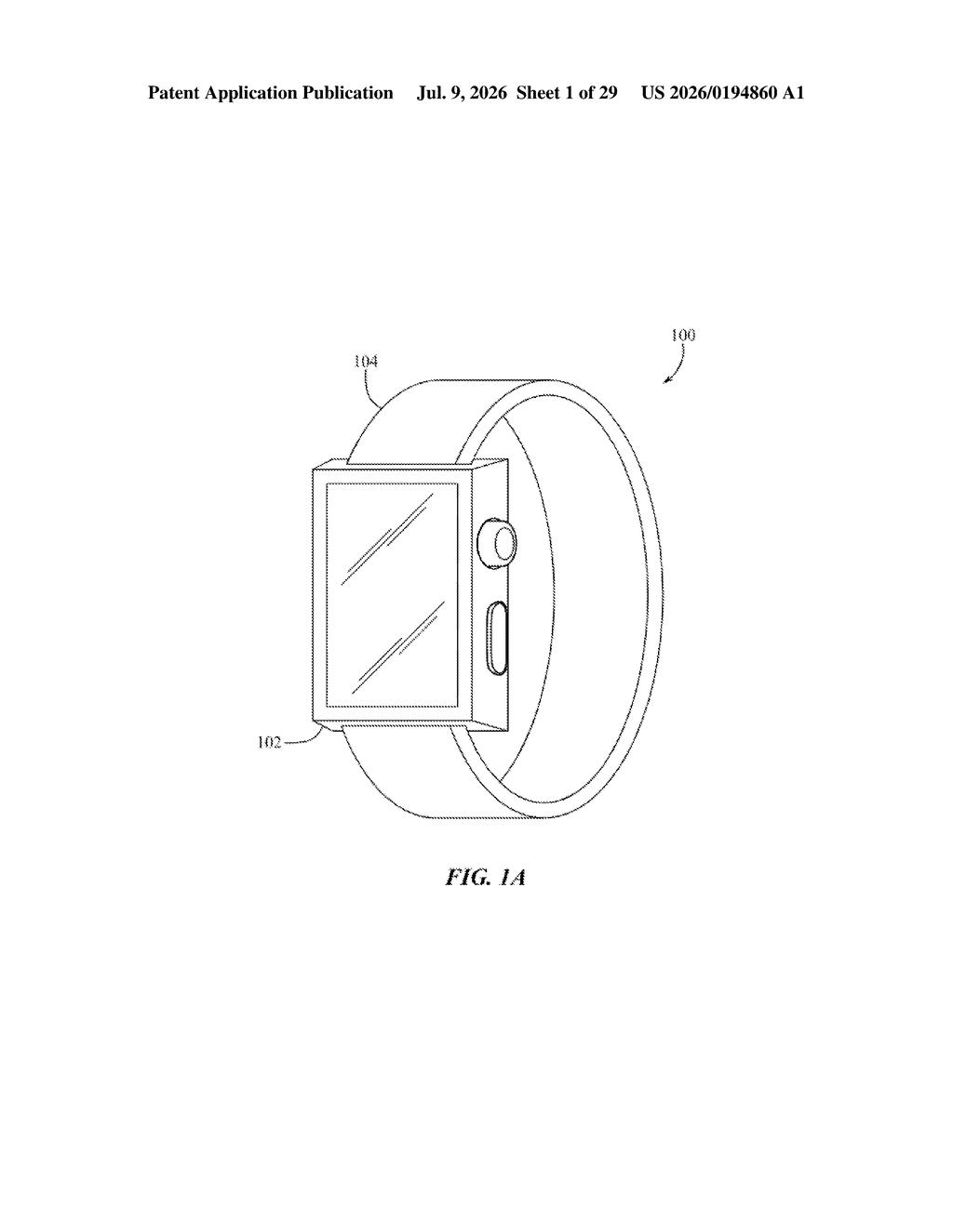 Apple Patent: Thicker Battery Sidewall Design Explained — figure from US 2026/0194860 A1