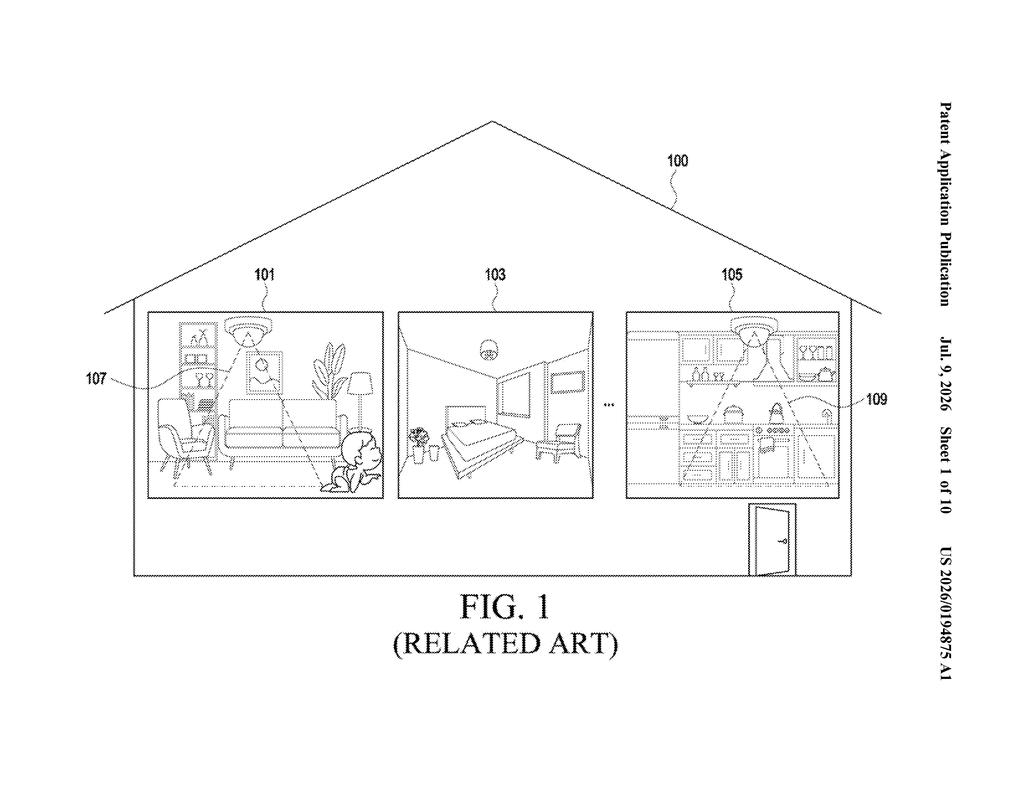 Samsung Patent: Continuous IoT Entity Monitoring System — figure from US 2026/0194875 A1