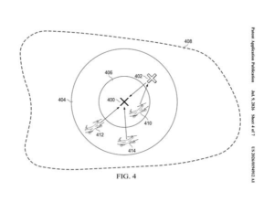 Patent drawing: IBM Patents a System That Picks the Cheapest Drone Delivery Route in Real Time