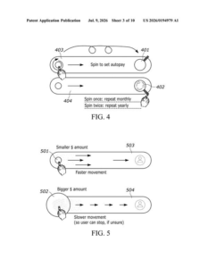 Patent drawing: Google Patents a Payment Slider That Reacts Live as You Swipe