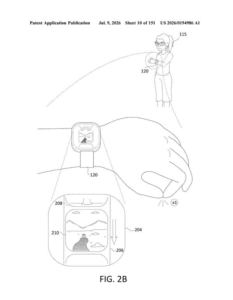 Patent drawing: Meta Patent Lets Pinch-and-Twist Wrist Gestures Control Smart Glasses Volume