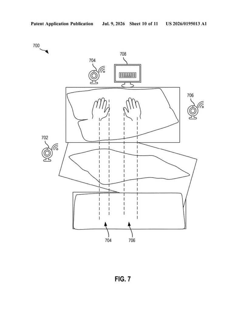 IBM Patent: AI Keyboard That Reshapes Itself to Your Hands — figure from US 2026/0195013 A1
