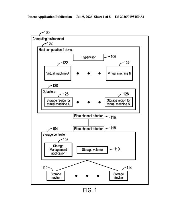 Patent drawing: IBM Patents a Storage Lock That Blocks Virtual Machines From Reading Each Other's Data