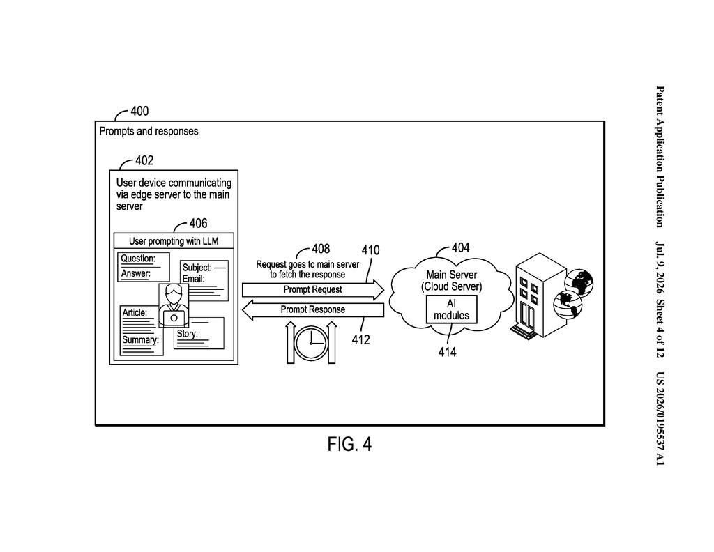 IBM Patent: Predicting Your Next AI Prompt Before You Type It — figure from US 2026/0195537 A1