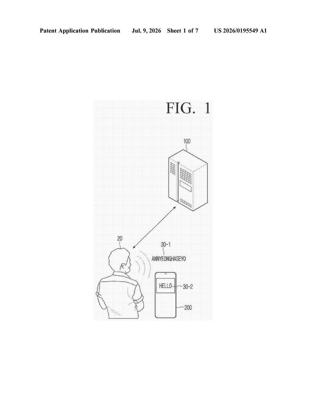 Samsung Patent: AI Translation Trained on Real and Synthetic Speech — figure from US 2026/0195549 A1