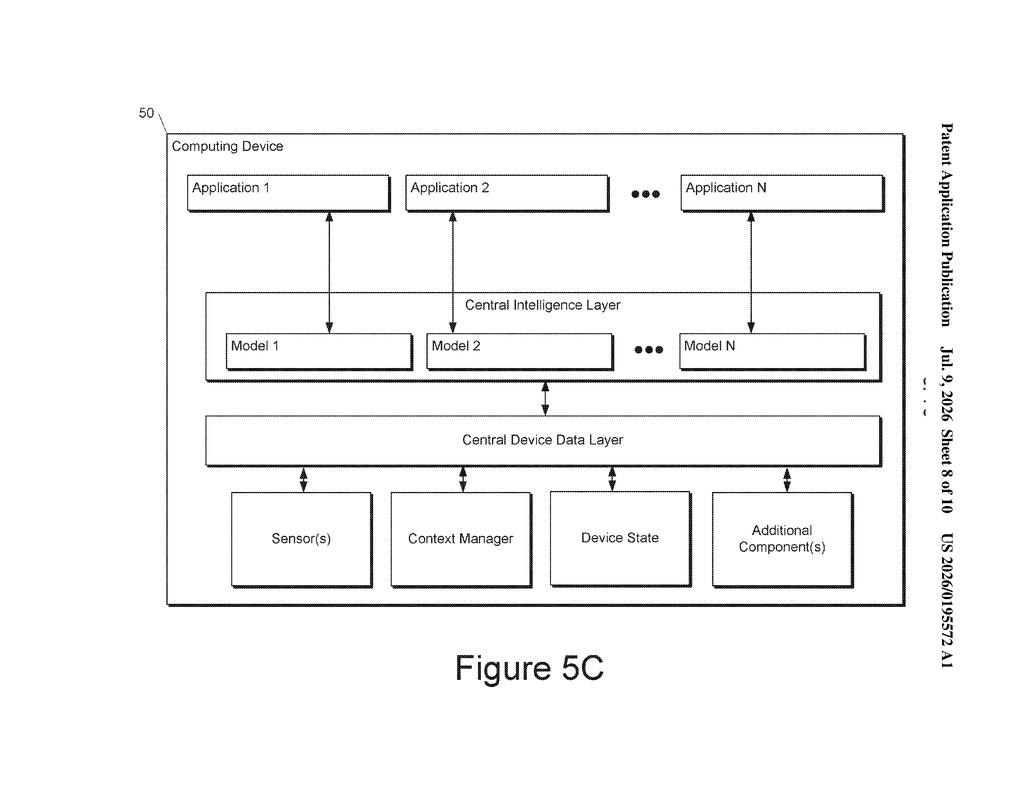 Google Patent: Fixing AI Search Embeddings Without Retraining — figure from US 2026/0195572 A1