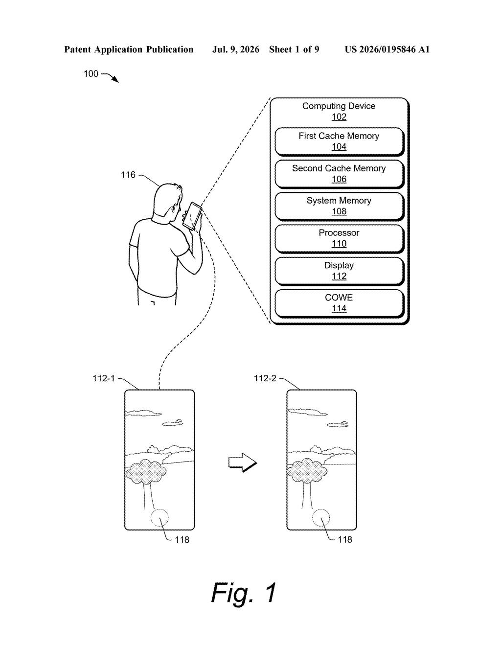 Google Patent: Cache-Optimized Image Warp Engine Explained — figure from US 2026/0195846 A1